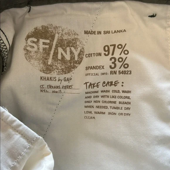 GAP Green Broken-In Straight Khaki Pants - Picture 10 of 10